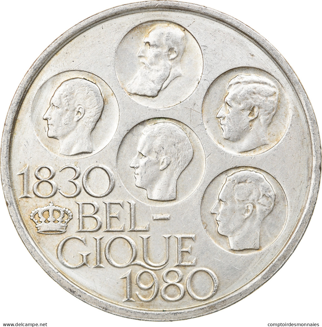 Monnaie, Belgique, 500 Francs, 500 Frank, 1980, Bruxelles, TTB+, Silver Clad - 500 Francs