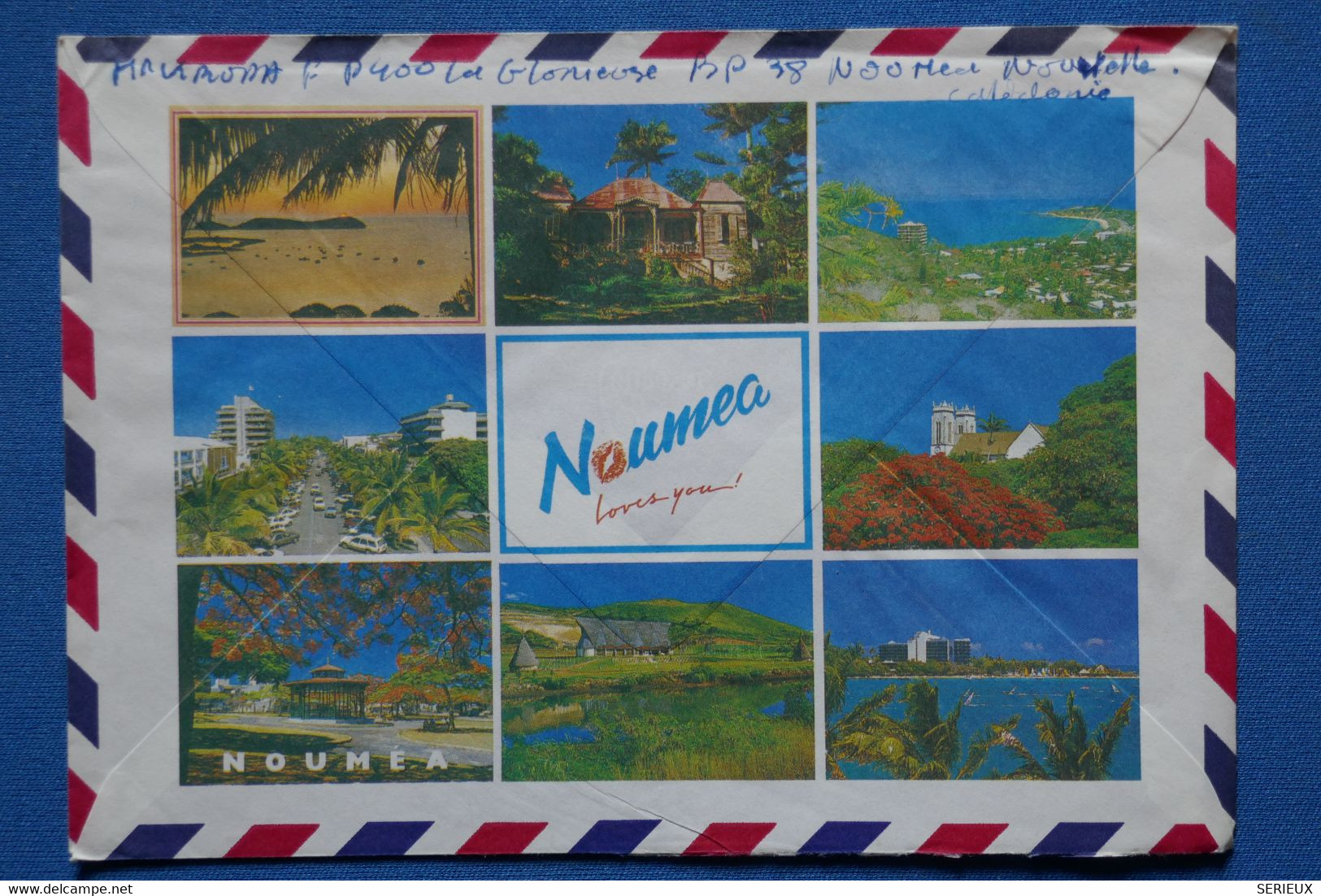 Q3 NOUVELLE CALEDONIE BELLE LETTRE 1985 NOUMEA POUR TRIELSON FRANCE + AFFRANCH. PLAISANT - Non Classés