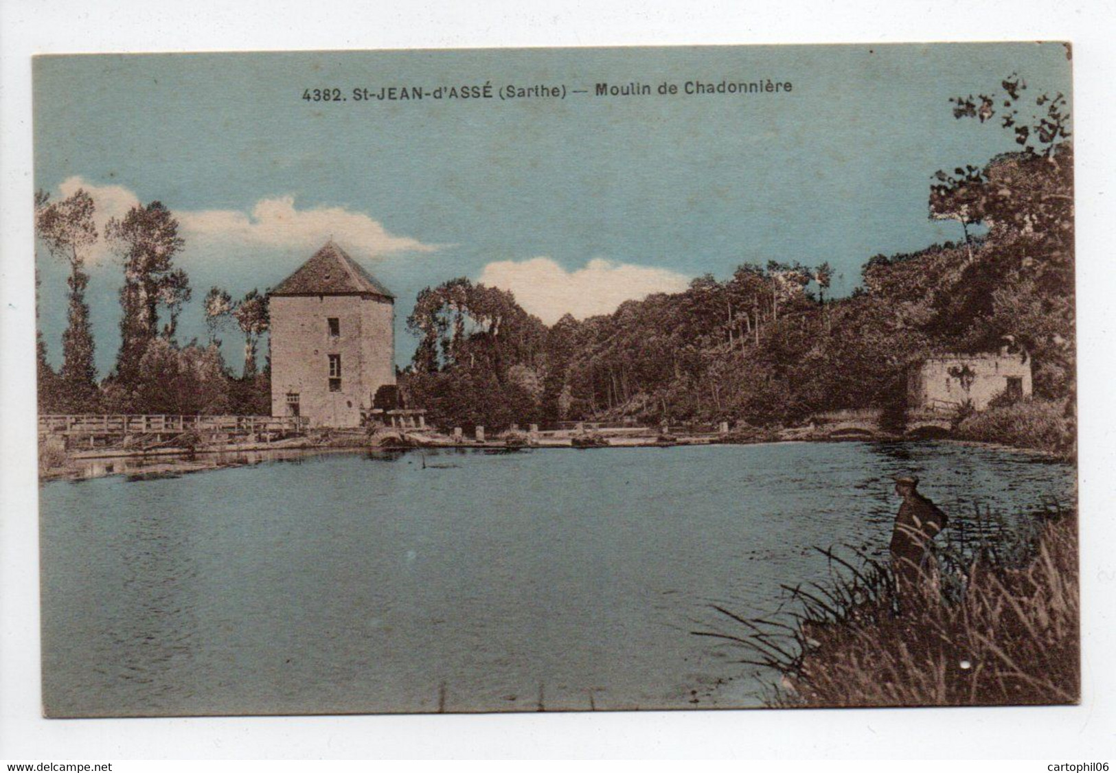 - CPA SAINT-JEAN-D'ASSÉ (72) - Moulin De Chadonnière 1932 - Photo Dolbeau 4382 - - Autres & Non Classés