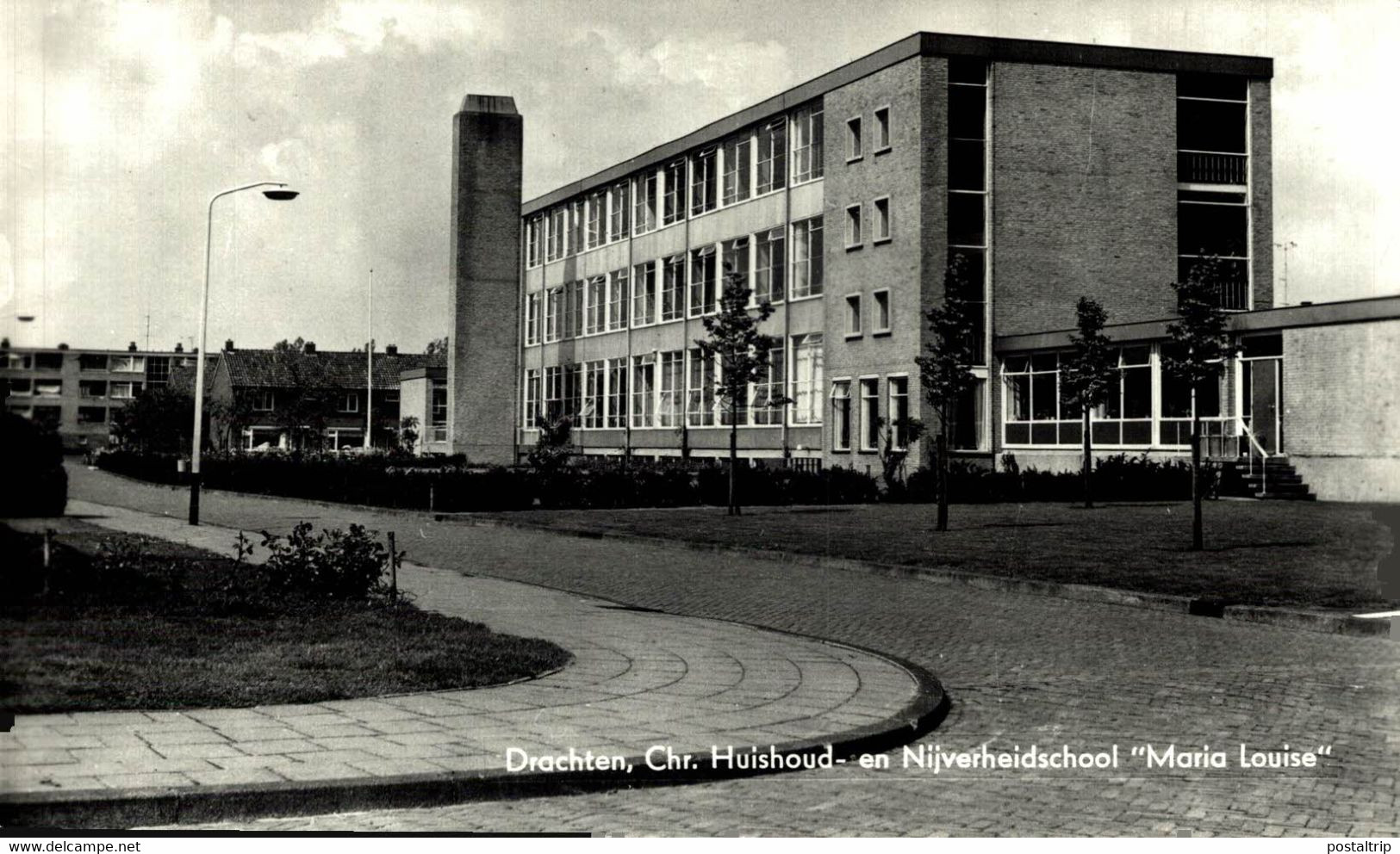 DRACHTEN  Chr. Huishoud En Nijverheidschool "Maria Louise" Friesland  HOLLAND HOLANDA NETHERLANDS - Drachten