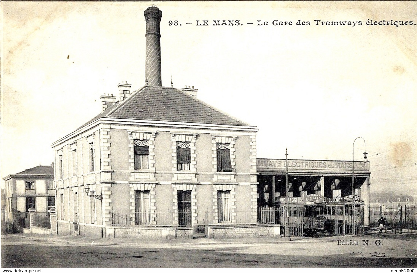 LE MANS (72) - La Gare Des Tramways Electriques - 98 - Ed. N. G. - Le Mans