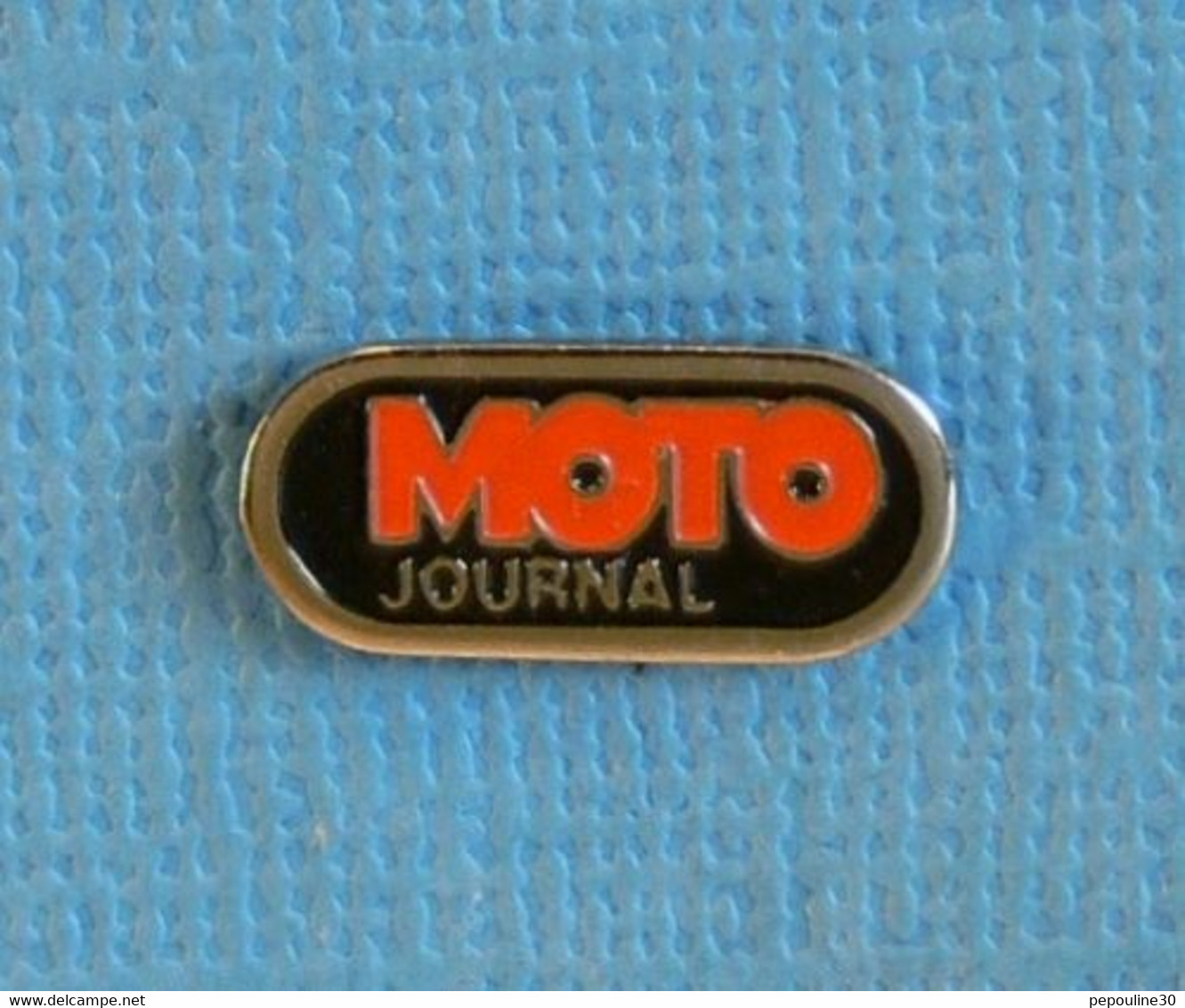 1 PIN'S //   ** MOTO JOURNAL / MAGAZINE BIMESTRIEL FRANÇAIS ** - Motos