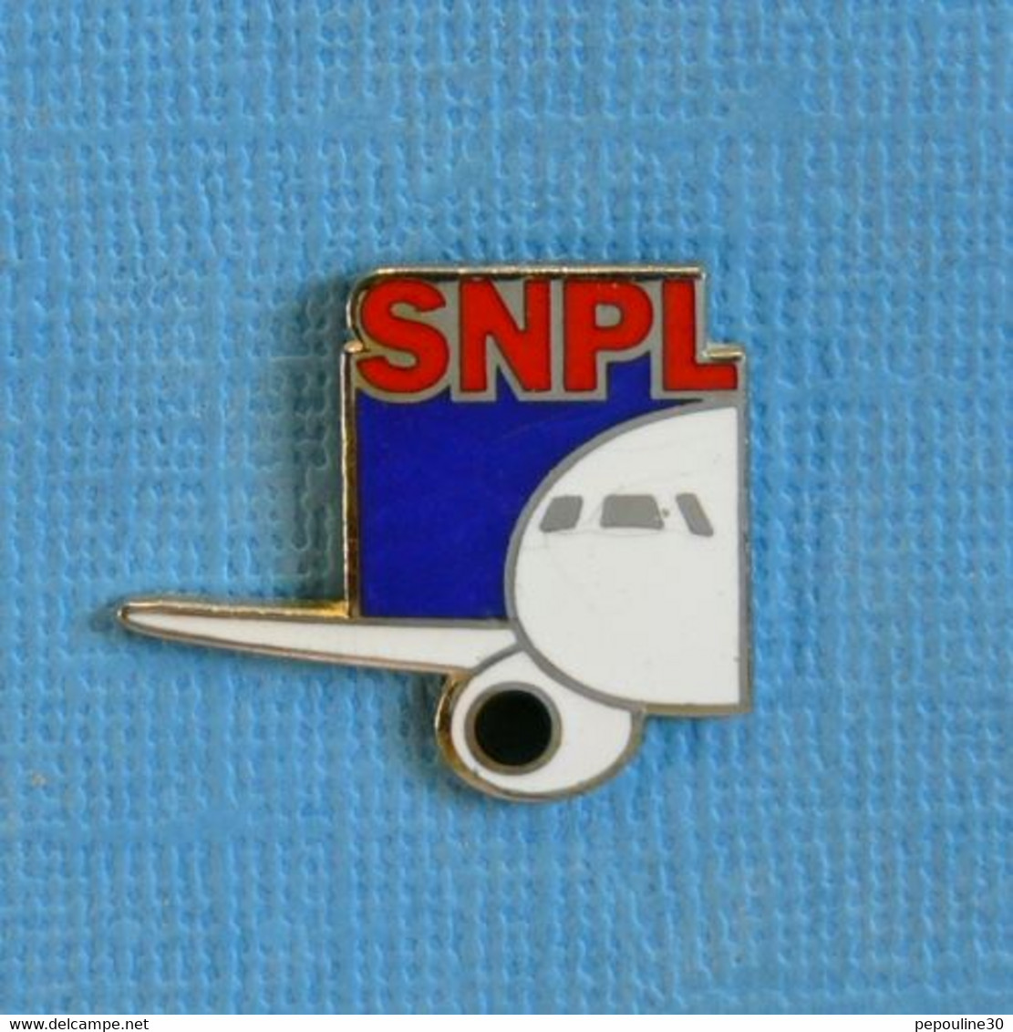 1 PIN'S //   ** AVIATION / S.N.P.L. / SYNDICAT NATIONAL DES PILOTES DE LIGNE ** - Avions