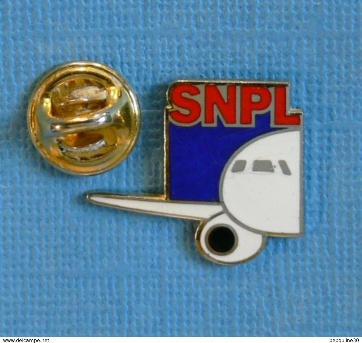 1 PIN'S //   ** AVIATION / S.N.P.L. / SYNDICAT NATIONAL DES PILOTES DE LIGNE ** - Avions