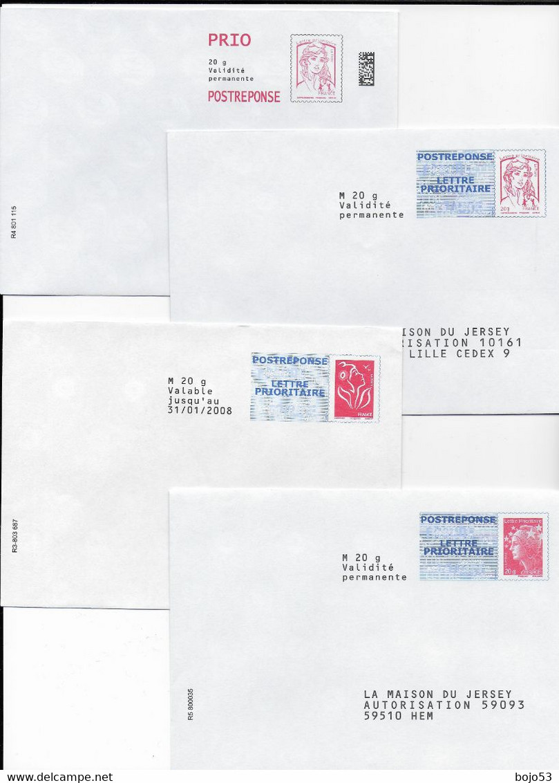MAISON DU JERSEY  -  Lot De 4 Enveloppes Différentes - Prêts-à-poster:  Autres (1995-...)