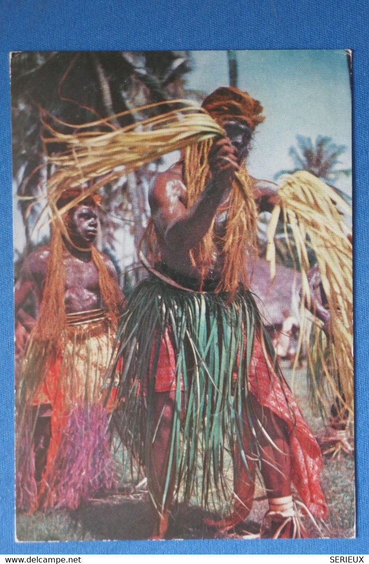 Q4 NOUVELLE CALEDONIE BELLE CARTE 1955 IMPRIME NOUMEA POUR BOHAIN + AFFRANCHISSEMENT PLAISANT - Briefe U. Dokumente