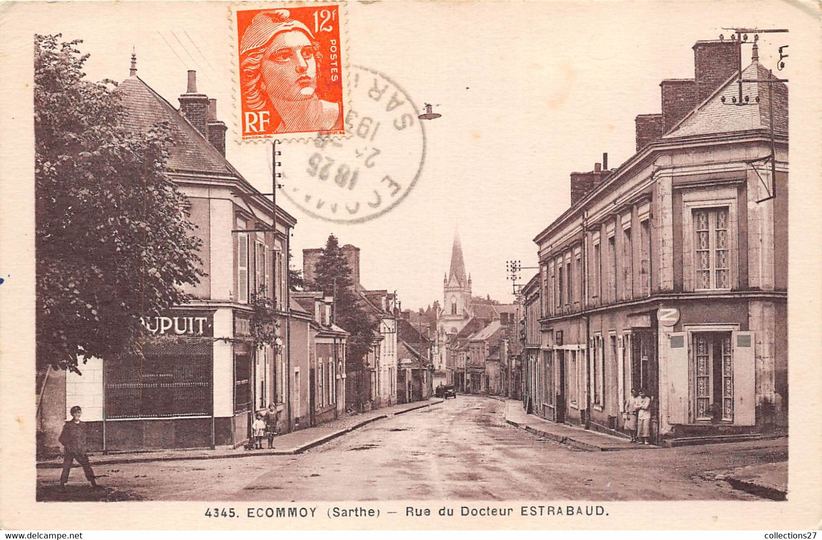 72-ECOMMOY- RUE DU DOCTEUR ESTRABAUD - Ecommoy