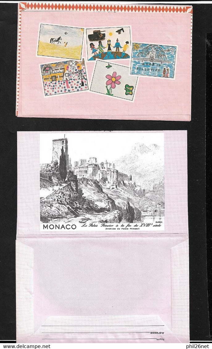 Entier Postal Aérogramme N°502  à  504   Illustrés  Neufs B/T B   - Interi Postali