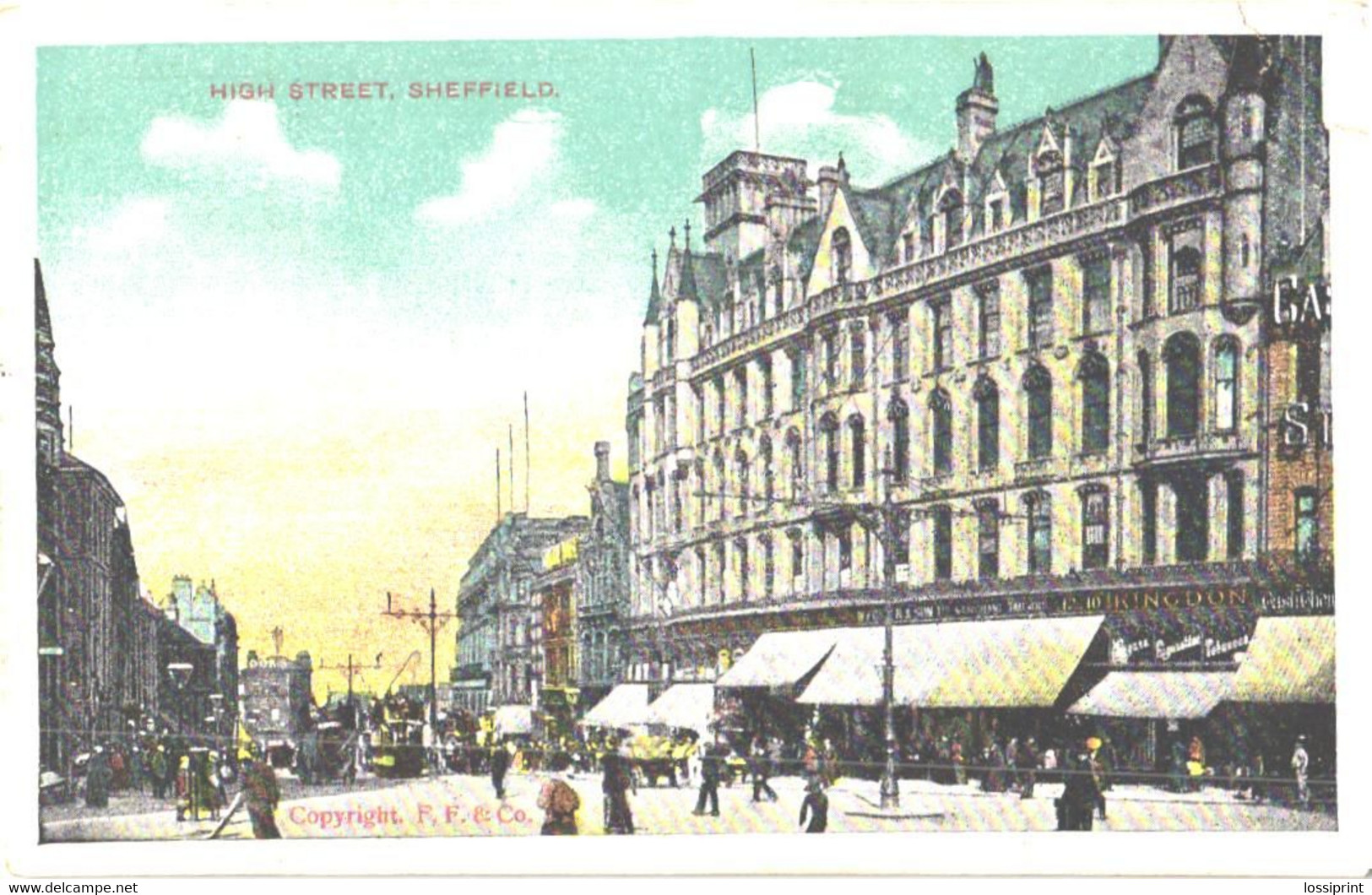 United Kingdom:England, Sheffield, High Street, Pre 1940 - Sheffield