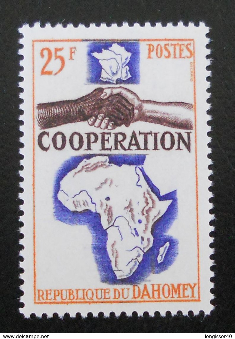 COOPERATION AVEC LA FRANCE 1964 - NEUF * - YT 213 - MI 241 - Benin - Dahomey (1960-...)