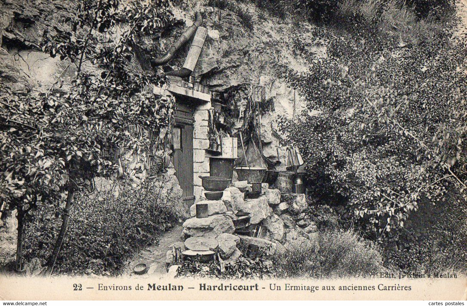 * Environs De MEULAN  -  HARDRICOURT : Un Ermitage Aux Anciennes Carrières - Hardricourt