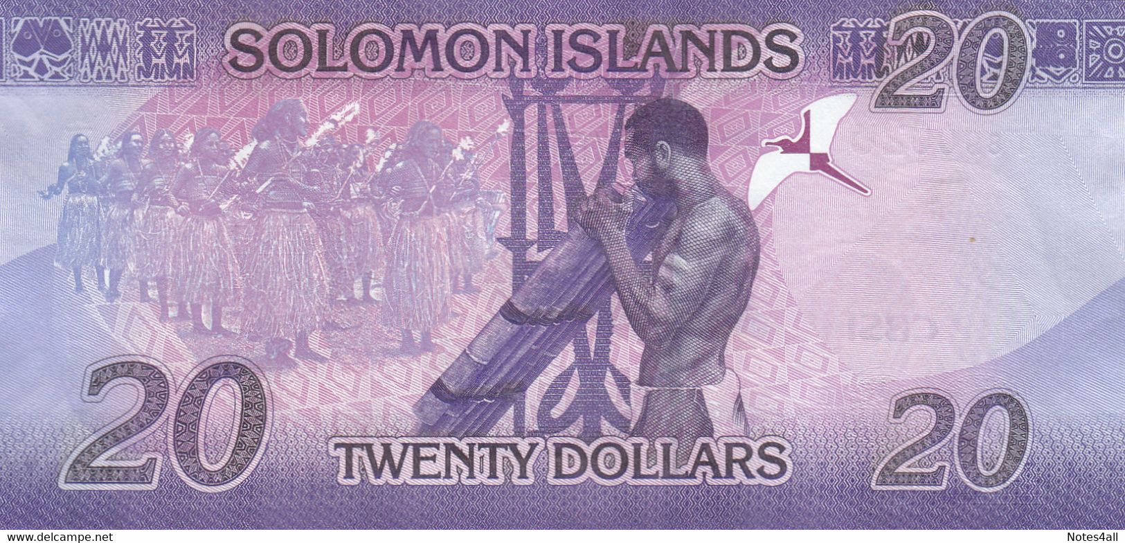 SOLOMON ISLANDS 20 DOLLARS 2017 P-34 SERIES A1 UNC - Solomon Islands