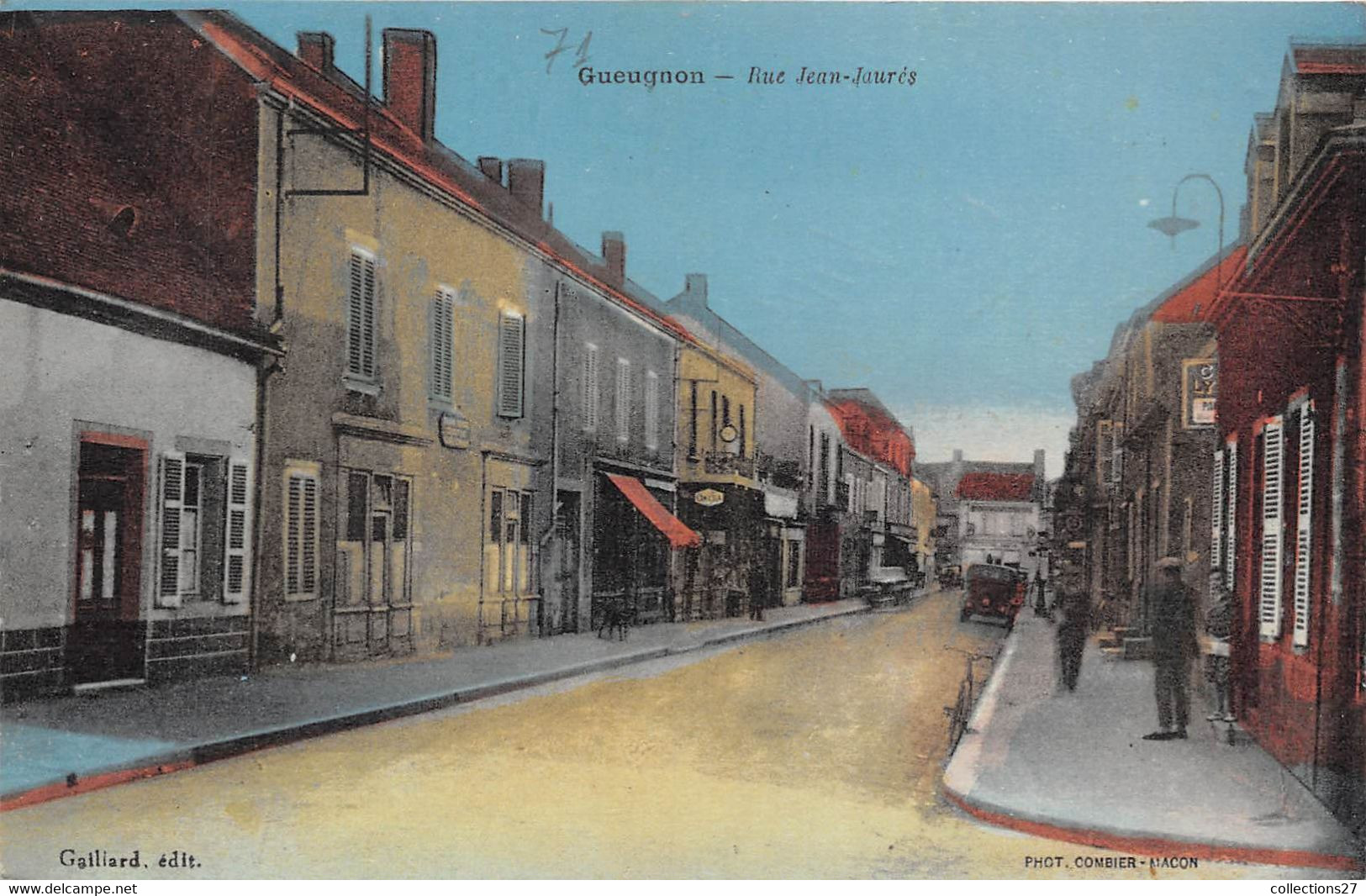 71-GUEUGNON- RUE JEAN-JAURES - Gueugnon