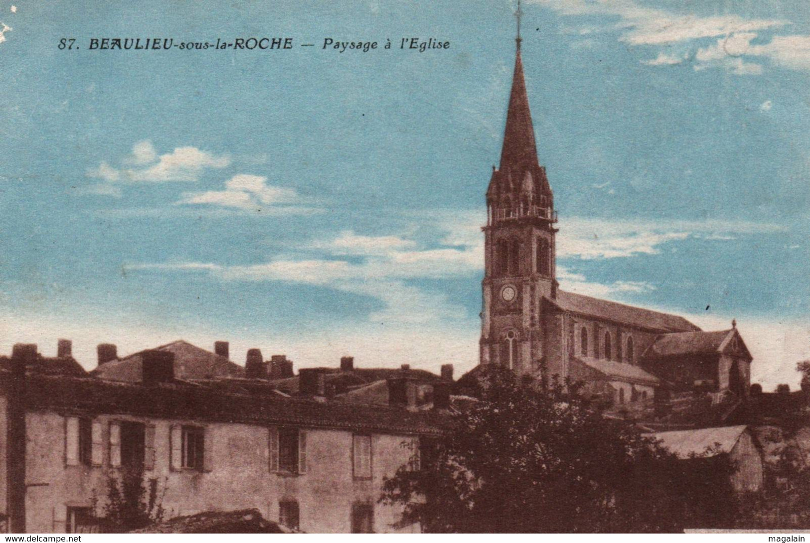 Beaulieu Sous La Roche : Paysage à L'église - Sonstige & Ohne Zuordnung