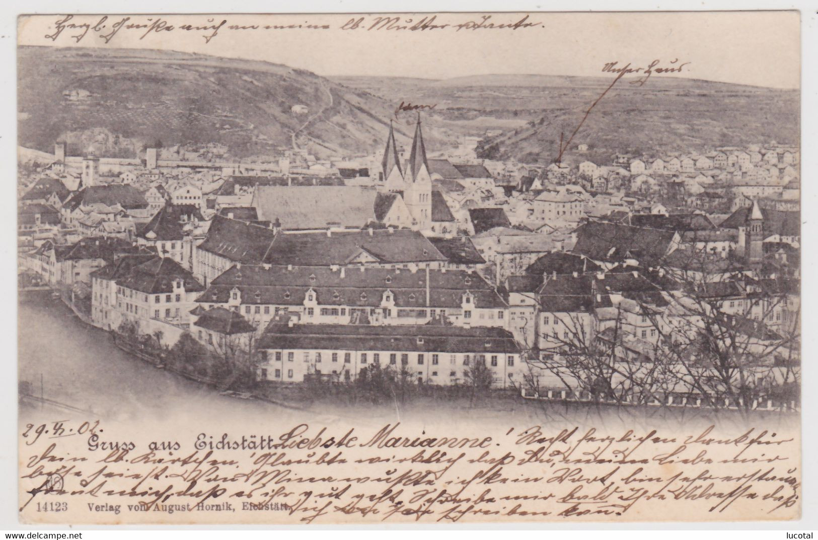 Eichstätt - Gruss Aus - 1902 - Hrsg August Hornik N° 14123 - Eichstaett