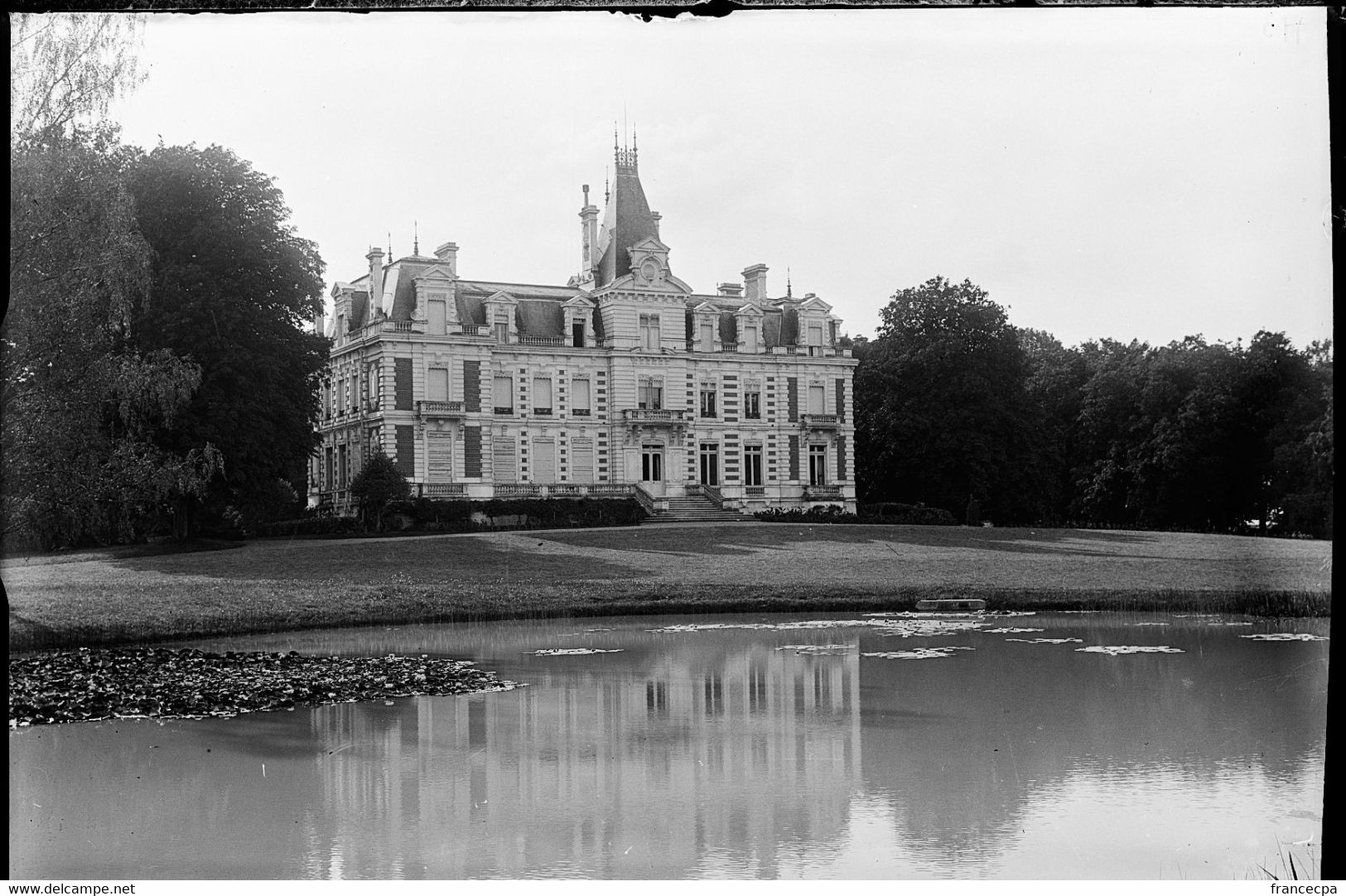 PN - 251 - INDRE ET LOIRE - FONDETTES - Chateau De La Plaine - Original Unique - Plaques De Verre