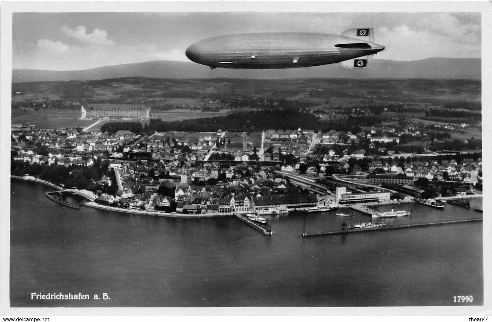 ¤¤  - ALLEMAGNE  -  FRIEDRICHSHAFEN  -   "  Graf ZEPPELIN " (Lufbild)  -   Dirigeable    -  ¤¤ - Bad Friedrichshall