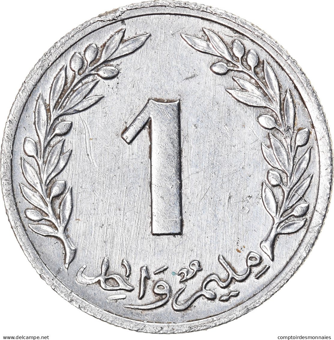 Monnaie, Tunisie, Millim, 1960, TTB+, Aluminium, KM:280 - Tunisia