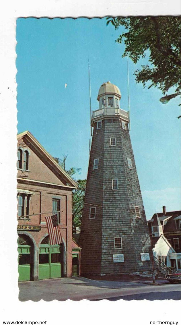 Portland Maine, USA. "Portland Observatory, Portland, Maine". Old Chrome Postcard - Portland