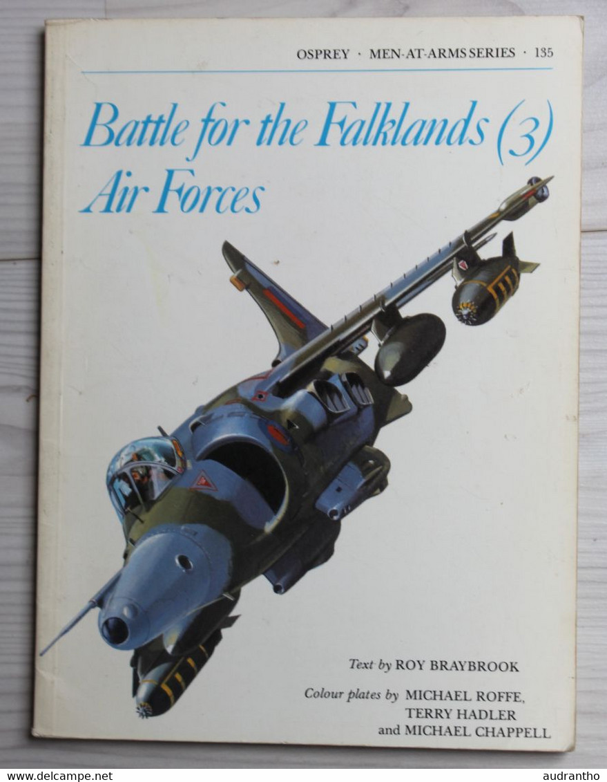 Revue Battle For The Falklands 3 Air Force Osprey Men-at-arms Series 135 1982 Aviation Militaire - Britische Armee