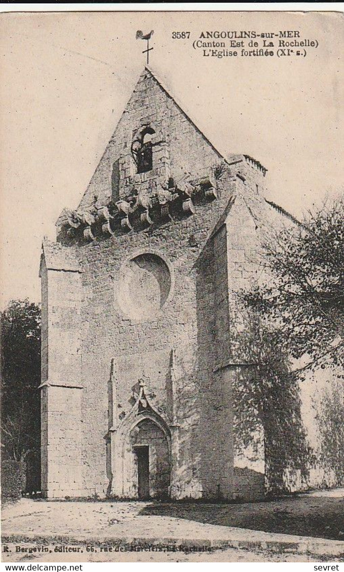 ANGOULINS-sur-MER  -  L'Eglise Fortifiée - Angoulins