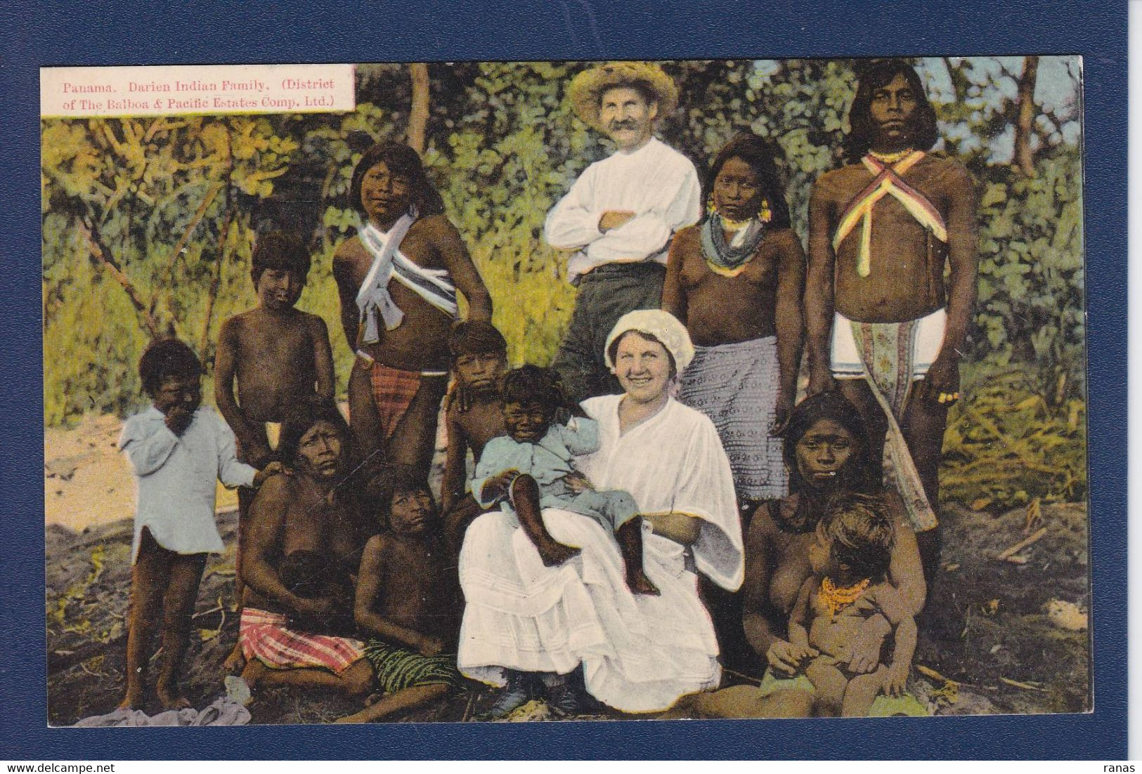 CPA Panama Types Ethnic Non Circulé Nude - Panama