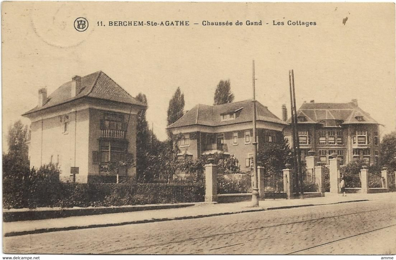 Sint-Agatha-Berchem   *   Chaussée De Gand - Les Cottages  (WB,11) - St-Agatha-Berchem - Berchem-Ste-Agathe