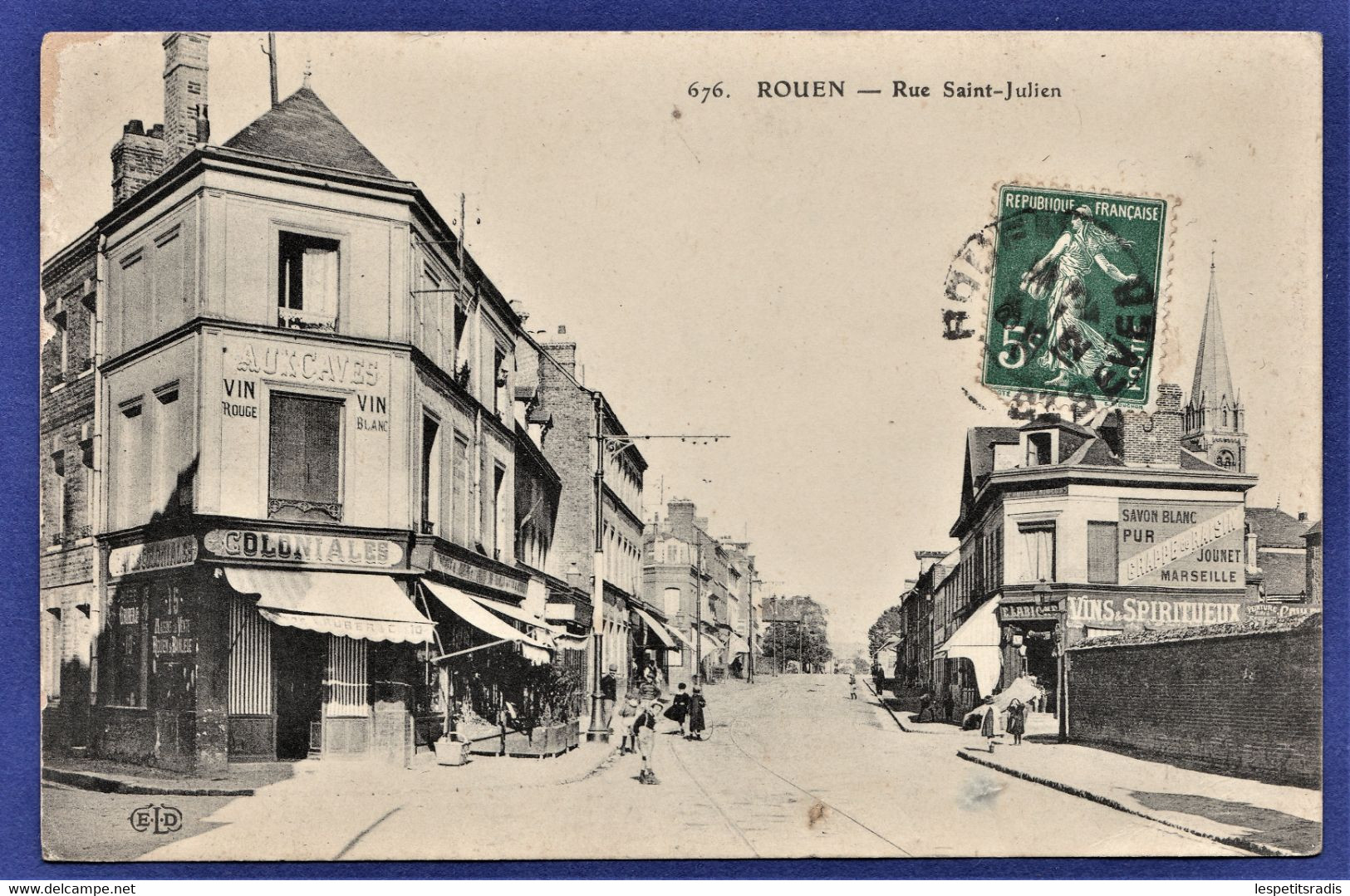 CPA 76 ROUEN - Rue Saint-Julien - Rouen