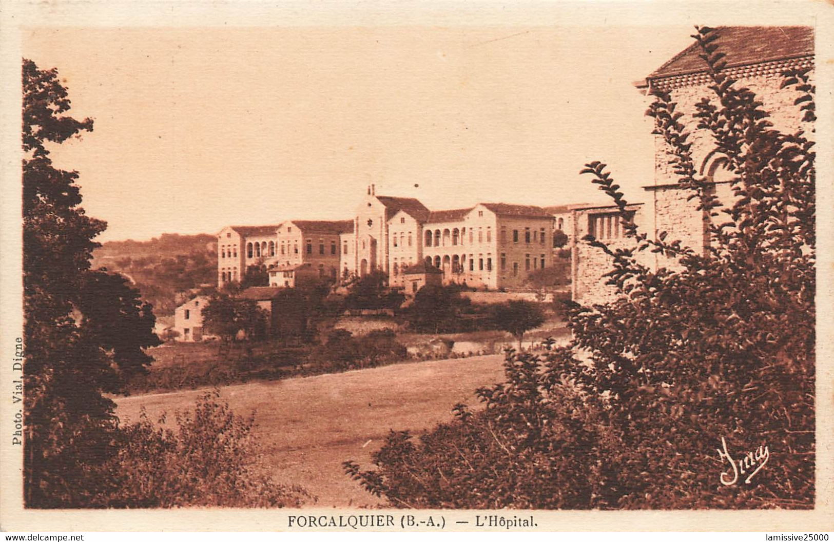 04 Forcalquier Vue Générale De L'hopital - Forcalquier