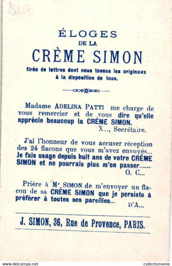 4 Cartes    Crème SIMON Cold Cream - Altri & Non Classificati