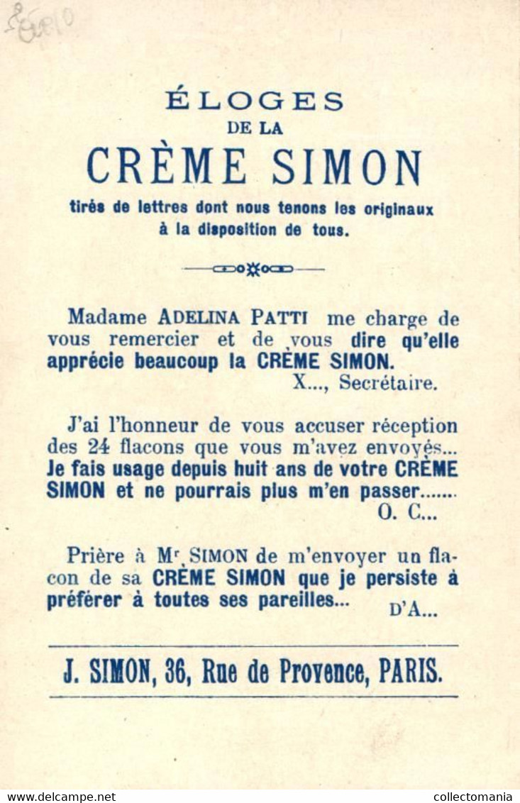 4 Cartes    Crème SIMON Cold Cream