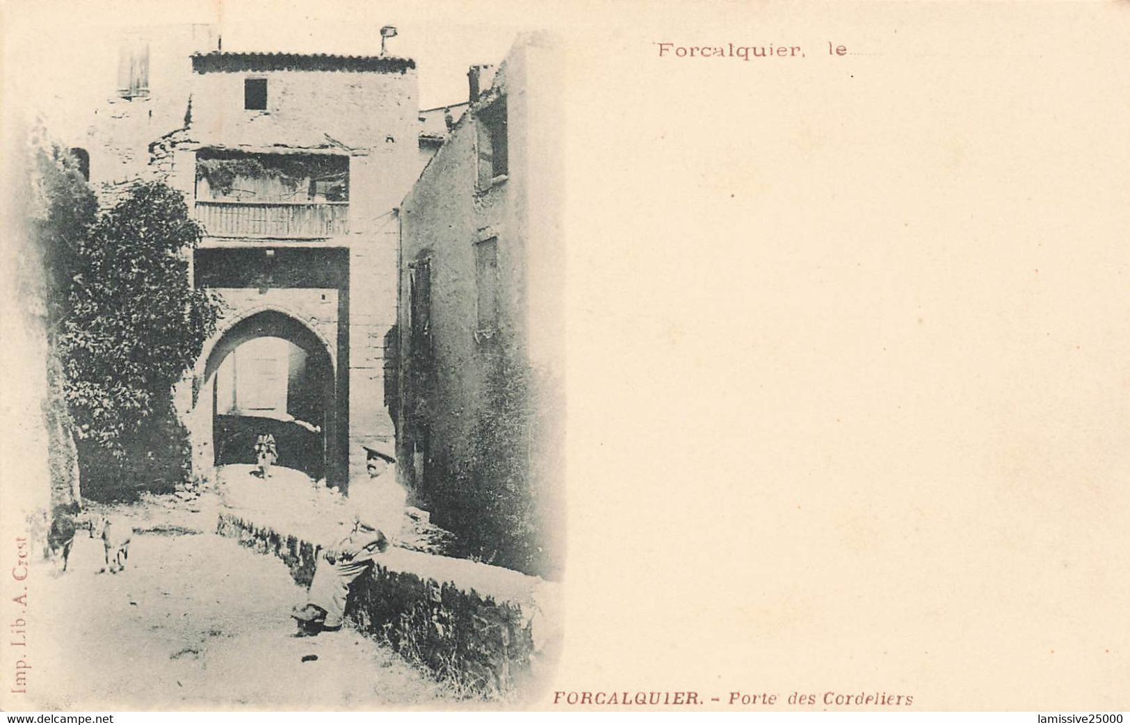 04 Forcalquier Porte Des Cordeliers - Forcalquier