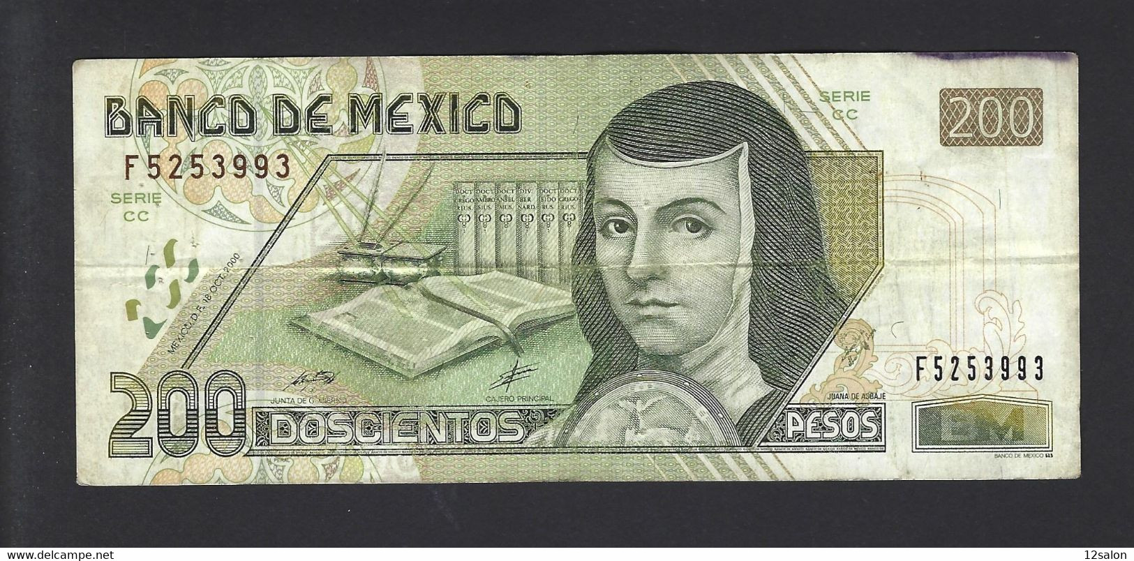 BILLET MEXIQUE 200 PESOS - Mexico