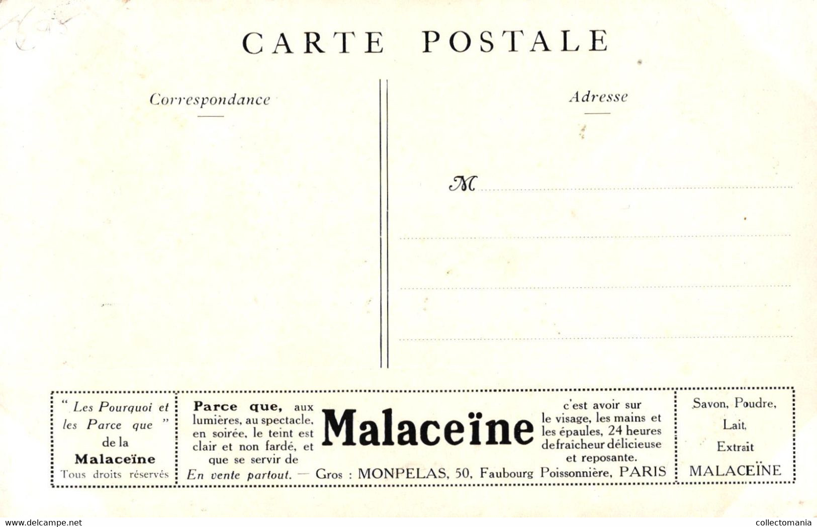 3 Cartes Postales Malaceïne - Otros & Sin Clasificación