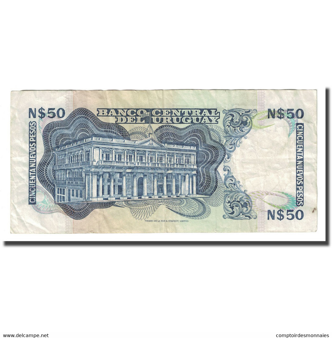 Billet, Uruguay, 50 Nuevos Pesos, Undated (1978-87), KM:61d, TTB - Uruguay