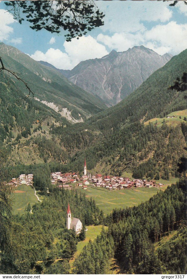 3249) LÄNGENFELD - Ötztal Tirol - Mit Winnebachspitze Und Gaißlehnkogel - Mit 2 Kirchen - älter - Längenfeld
