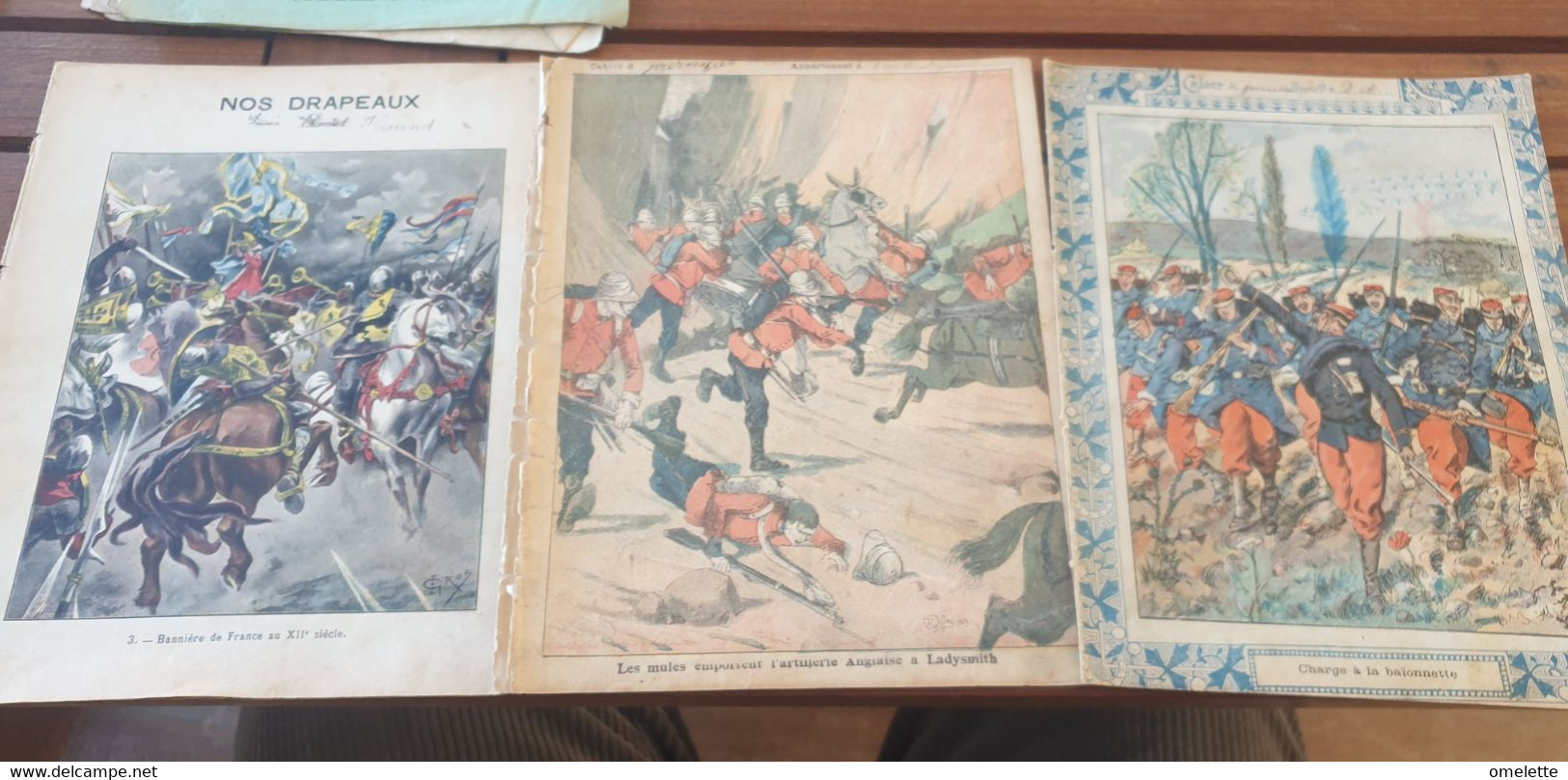 MILITAIRES /GUERRE/LA ROCHELLE/LILLE/RUSSIE/LOUIS XIV/CROISADE/DRAPEAUX/DUEL/DEROULEDE/MAC MAHON/AGNADEL/WATTIGNIES - Collections, Lots & Series