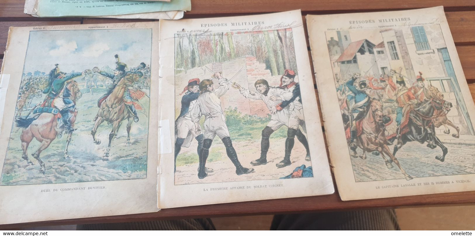 MILITAIRES /GUERRE/LA ROCHELLE/LILLE/RUSSIE/LOUIS XIV/CROISADE/DRAPEAUX/DUEL/DEROULEDE/MAC MAHON/AGNADEL/WATTIGNIES - Lots & Serien