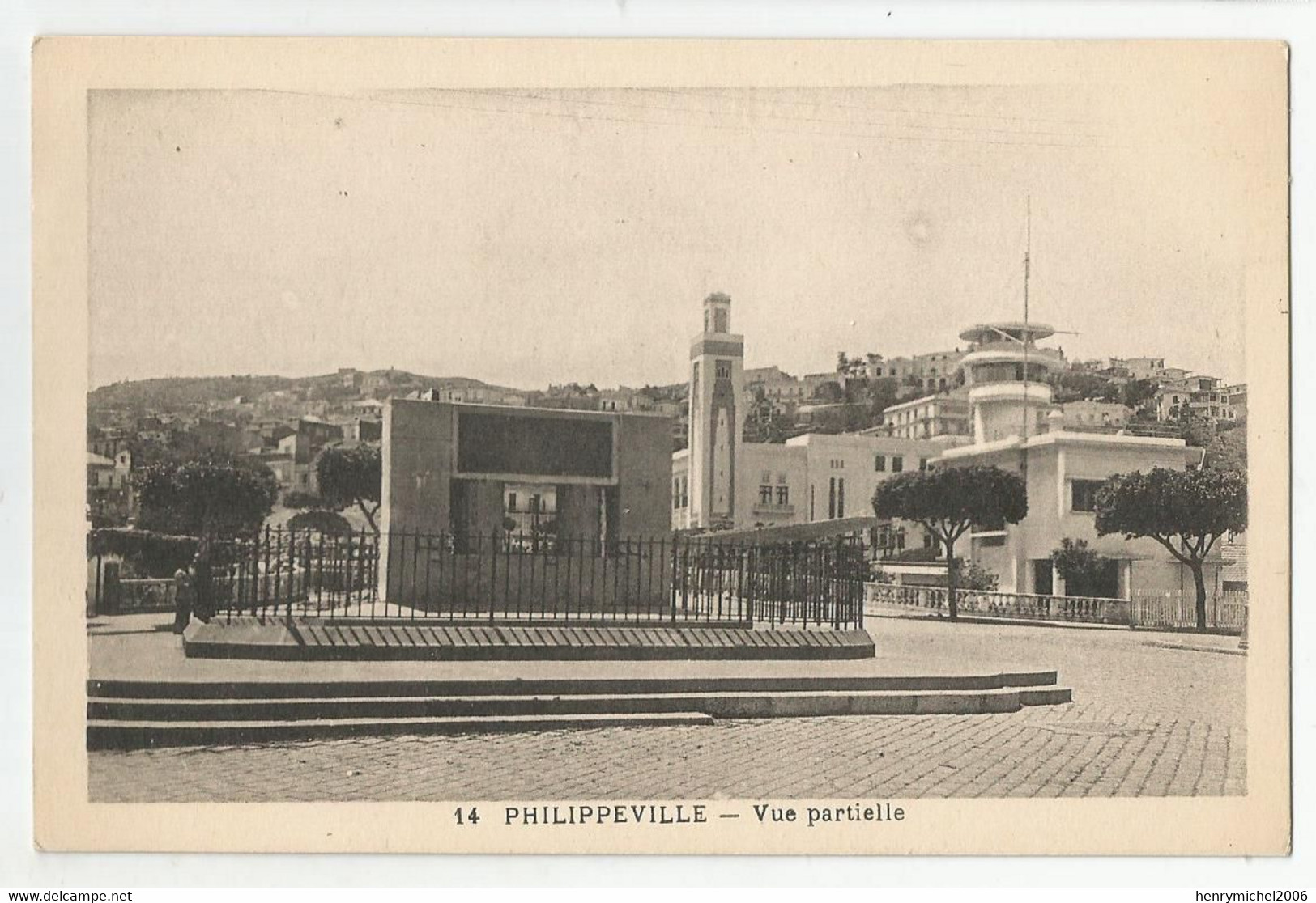 Algérie Philippeville Vue Partielle, écrit Pour Groupe X  48/5 Chantier De Jeunesse 35 La Brugnière Tarn 81, - Skikda (Philippeville)