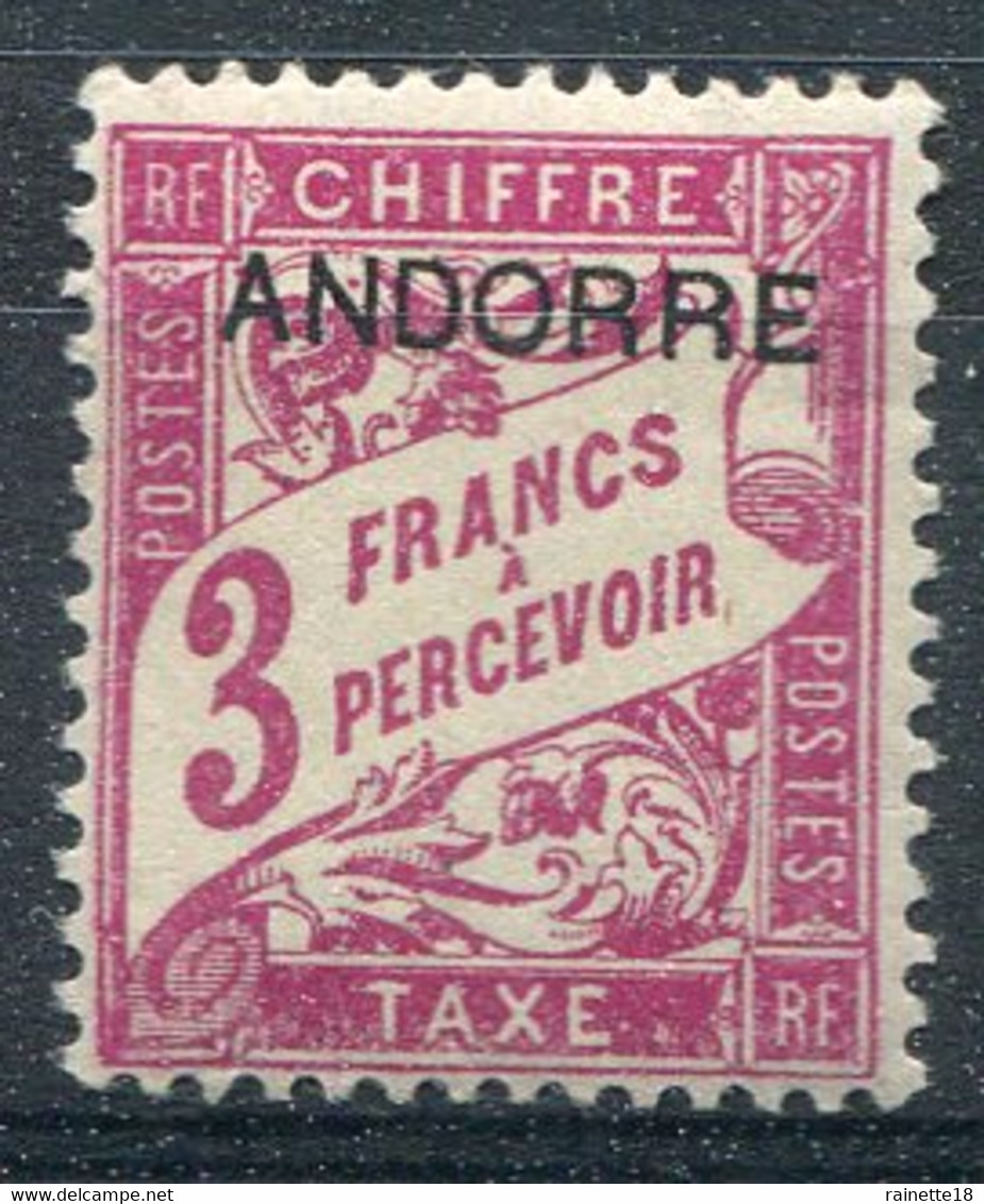 Andorre Français       Taxe    8 ** - Neufs