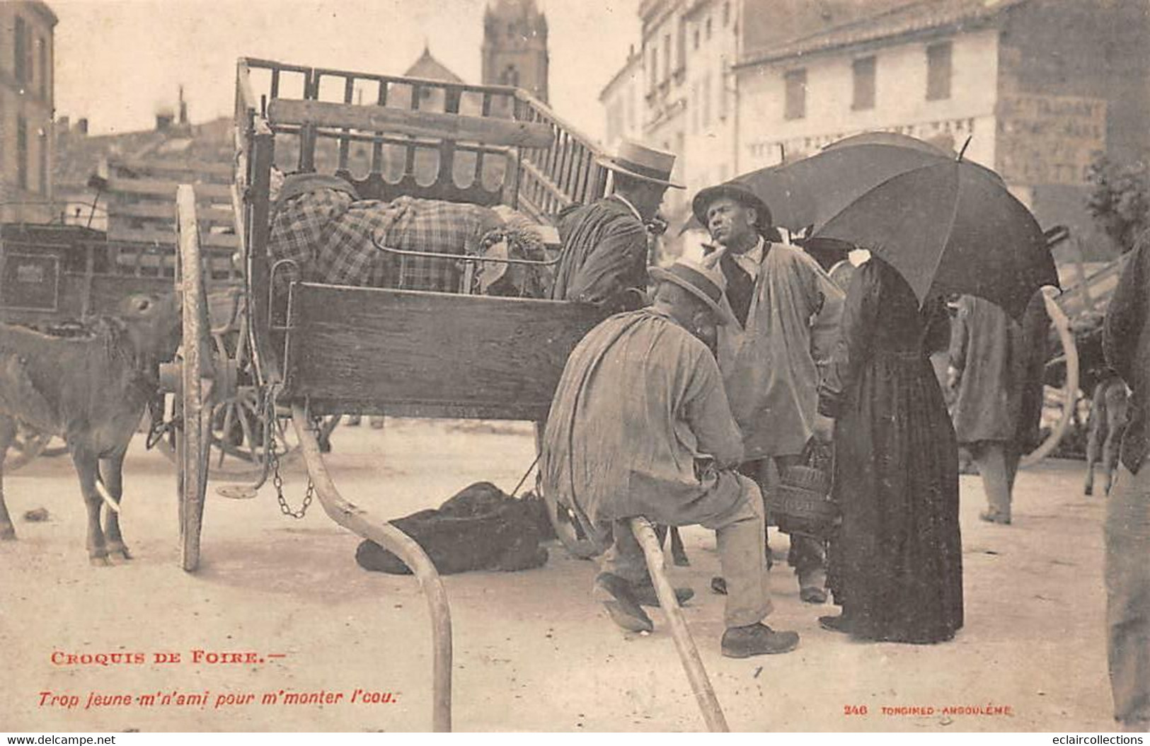 Angoulême         16       Croquis De Foire . Trop Jeune Mon Ami... (voir Scan) - Angouleme