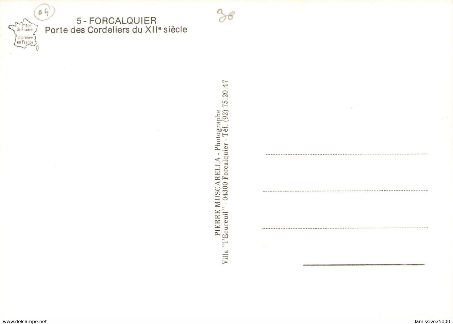 04 Forcalquier Porte Des Cordeliers - Forcalquier