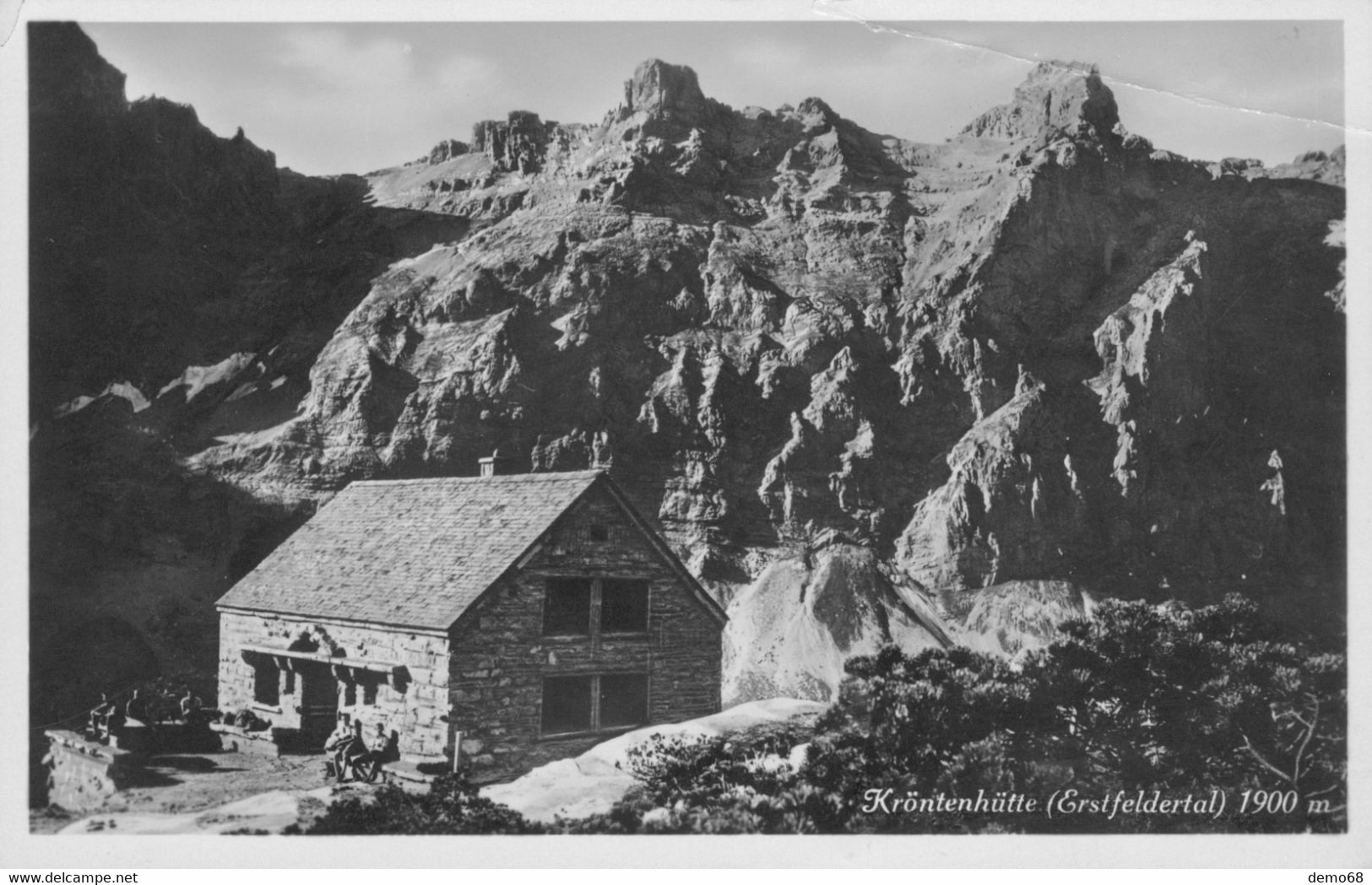 Erstfeld Kröntenhütte Erstfeldertal  1900m  Canton UR URI Suisse Schweiz Swizerra Superbe Photo Glacée Petit Pli Haut - Erstfeld