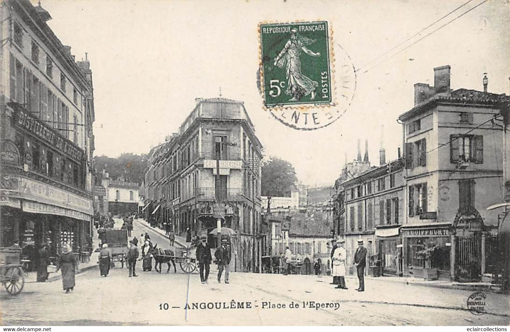 Angoulême         16           La Place De L'Eperon. Commerces     (voir Scan) - Angouleme