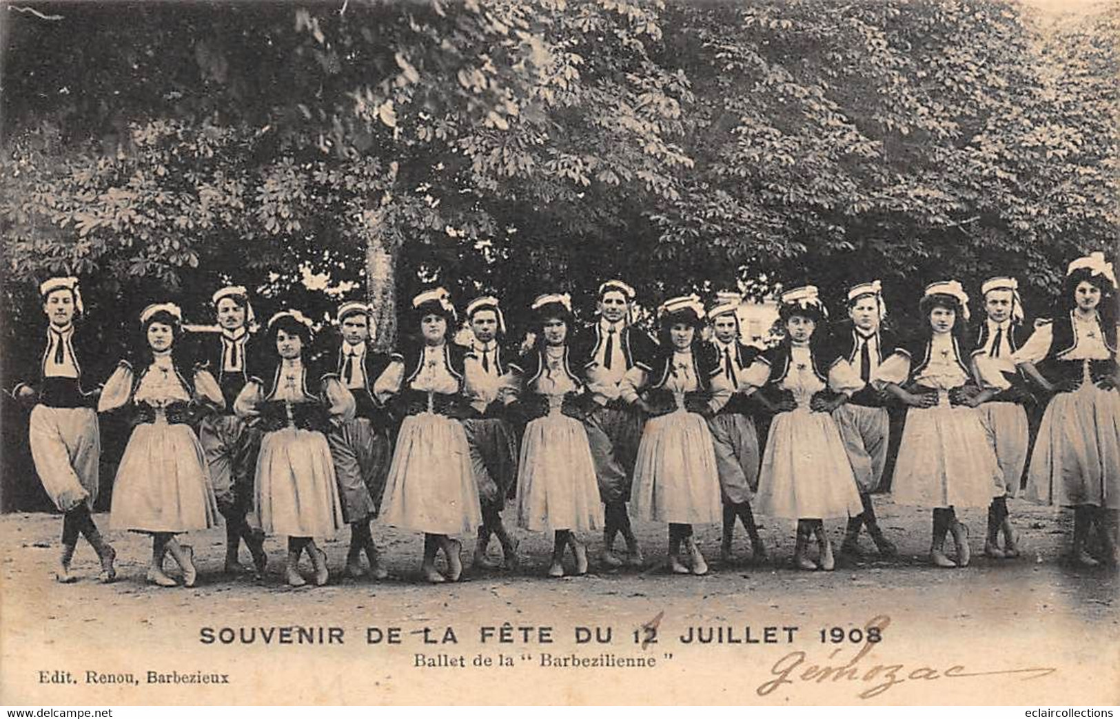 Barbezieux          16        Souvenir De La Fête. Ballet De La Barbezillienne    (voir Scan) - Sonstige & Ohne Zuordnung