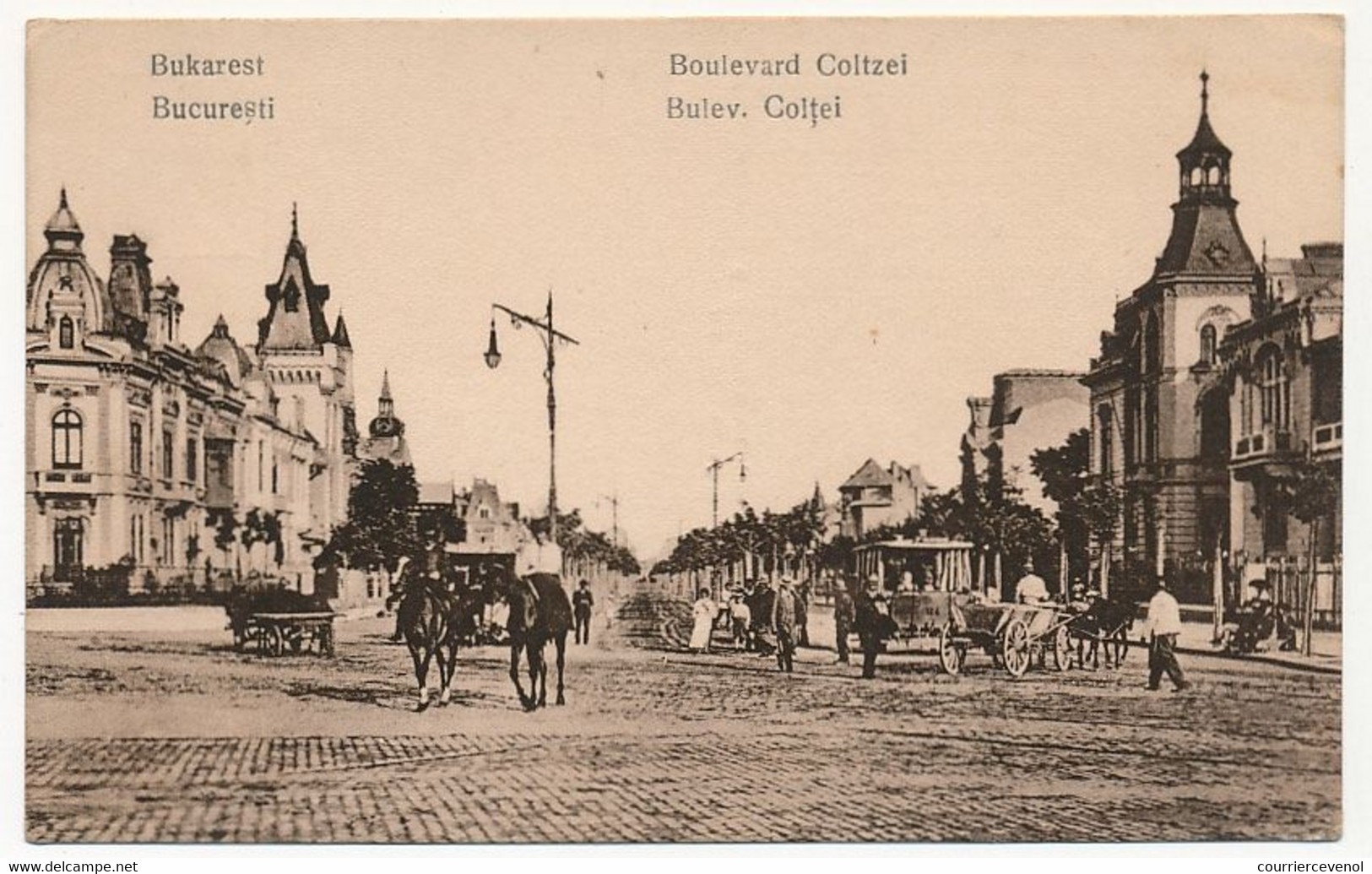 CPA - BUCAREST (Roumanie) - Boulevard Coltzei - Romania