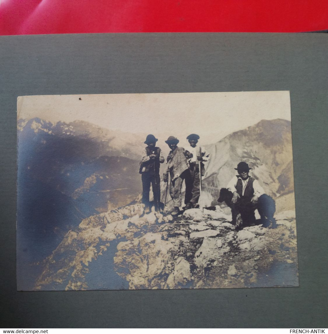 ALBUM PHOTO MONTAGNE MILITARIA CHASSEUR ALPIN 46 PHOTOGRAPHIES