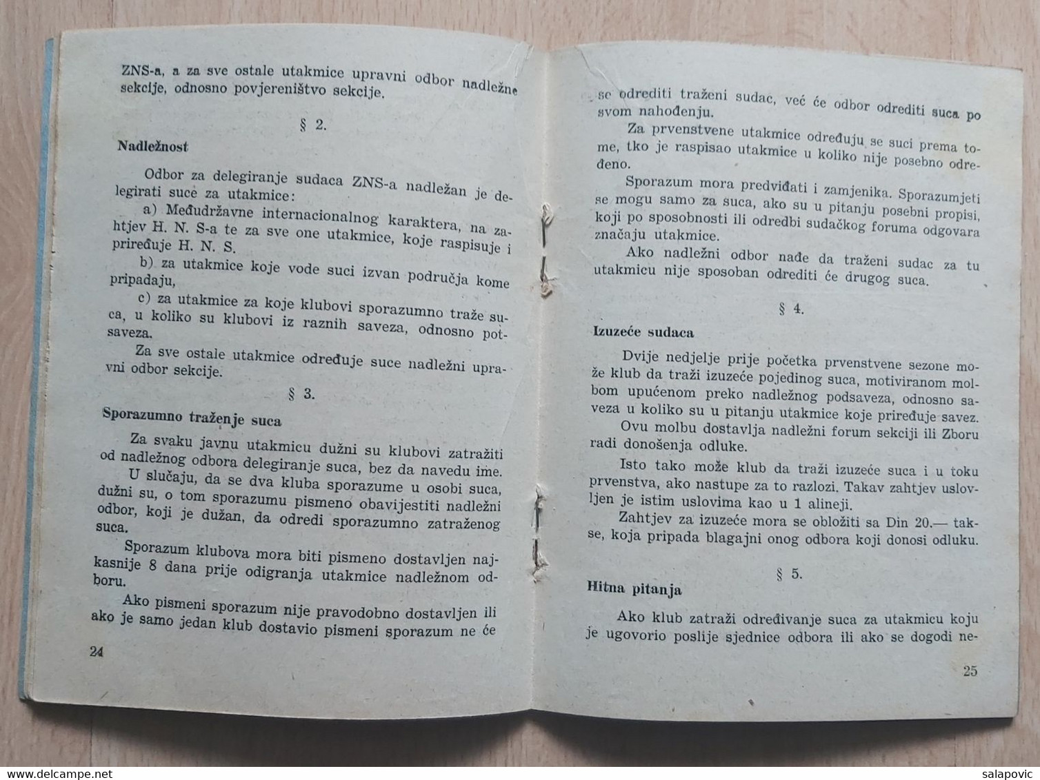 PRAVILA ZBORA NOGOMETNIH SUDACA HRVATSKOG NOGOMETNOG SAVEZA U ZAGREBU 1940  CROATIAN FOOTBALL FEDERATION - Bücher