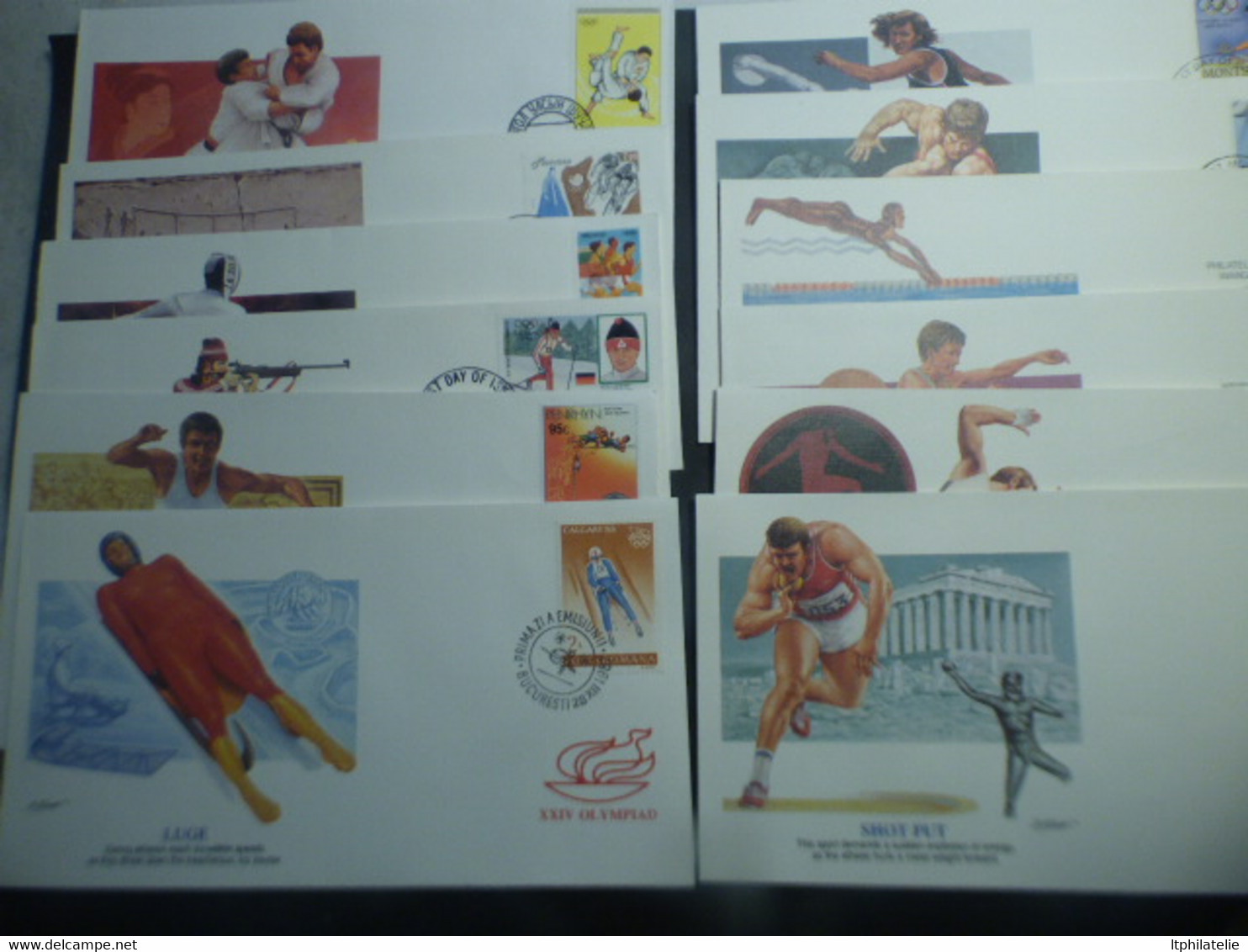 DESTOCKAGE-JEUX OLYMPIQUE DE SEOUL 1988   12 FDC SUR LES DIFFERENTES DISCIPLINES  TB - Zomer 1988: Seoel