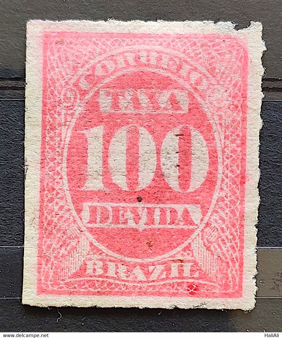 X 4 Brazil Stamp Rate Due Taxa Devida Cifra ABN 1890 1 - Segnatasse